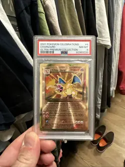 2021 POKEMON CELEBRATIONS ULTRA-PREMIUM COLLECTION #4 CHARIZARD PSA 8 - Image 1
