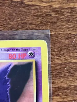 [HP] 1999 Pokemon Fossil Gengar Unlimited #20/62 Non-Holo Rare - Image 2