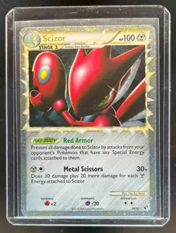 2010 Pokemon HeartGold & SoulSilver Undaunted Scizor #84/90 - Image 1