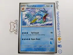 2023 Gyarados MY FIRST BATTLE Squirtle STAMP PROMO card Pokemon TCG NM/LP - Image 3