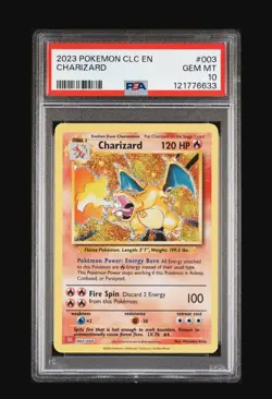 PSA 10 Pokemon Charizard Holo Classic Collection 003/034 CLC EN Gem Mint TCG - Image 1
