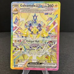 Galvantula ex 168/142 Sv07: Stellar Crown Special Illustration Rare Pokemon Card - Image 1