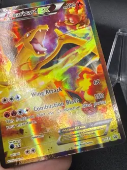 Pokemon TCG Charizard EX XY121 Black Star Promo Holo Card LP EA3 - Image 2