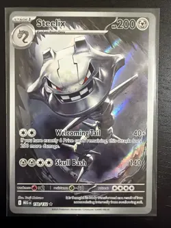 Steelix 150/132 Mega Evolution Pokemon TCG Card Near Mint Condition - Image 1