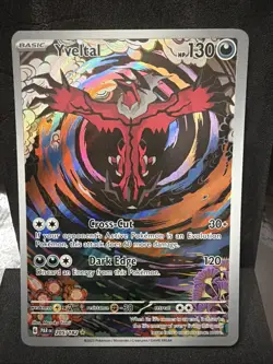 Pokemon TCG Yveltal Paradox Rift Holo Card 205/182 Near Mint Condition - Image 1