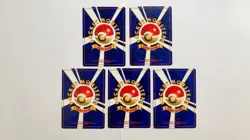 Japanese Pokemon Cards Vintage Lot 5 Old Back Drowzee Slowpoke Machop Trainer - Image 2