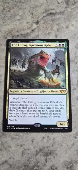 The Gitrog, Ravenous Ride Outlaws of Thunder Junction Regular Mythic MTG NM - Image 1