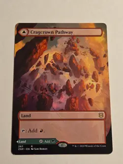 Cragcrown Pathway / Timbercrown Pathway X1 (Borderless) ZNR MTG Zendikar Rising - Image 1