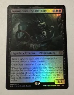 MTG Karumonix, the Rat King - Phyrexia: All Will Be One FOIL LP - Image 1