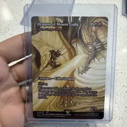 MTG Dragon of Mount Gulg - Ancient Copper Dragon SHOWCASE 0012 FCA - Image 1