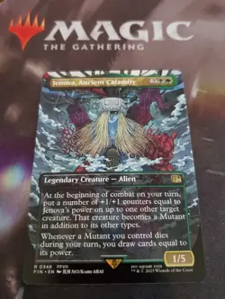Mtg. Jenova, Ancient Calamity. Borderless. Final Fantasy. Pack Fresh - Image 1