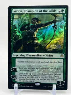 Vivien, Champion of the Wilds - War of the Spark (WAR) - FOIL - #180/264 - MTG - Image 1