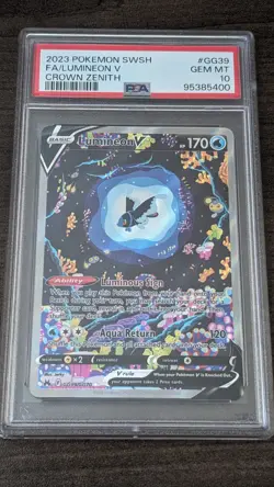 LUMINEON V 2023 Pokemon #GG39/GG70 PSA 10 GEM MINT Galarian Gallery FULL ART - Image 1