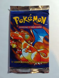 🔥Pokemon Base Set Unlimited Booster Pack Charizard Dark Art WOTC Sealed🐲 - Image 2