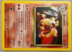 Pokemon Arcanine #6 - 2000 Wizards Black Star Promo - NM With Minor Damage - Image 3