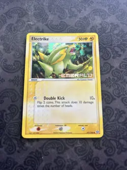 Pokemon TCG- Electrike 47/106 Emerald Reverse Holo Stamped - Image 1