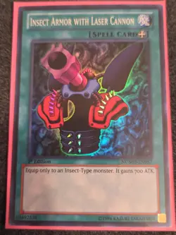 Insect Armor with Laser Cannon - NUMH-EN057 - Super Rare - 1st Edition VLP - Image 1