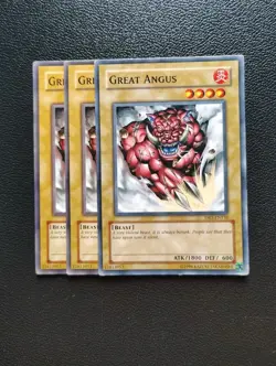Yu-Gi-Oh - Great Angus 3X - Full Playset - Image 1
