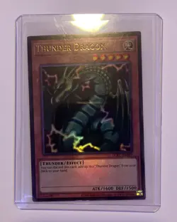 Yu-Gi-Oh! TCG Thunder Dragon Legendary Collection Kaiba LCKC-EN067 1st ED - Image 3