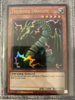 Yu-Gi-Oh! Thunder Dragon LCKC-EN067 Ultra Rare NM - Image 1