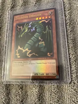 Yu-Gi-Oh! Thunder Dragon LCKC-EN067 Ultra Rare NM - Image 2
