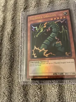 Yu-Gi-Oh! Thunder Dragon LCKC-EN067 Ultra Rare NM - Image 3