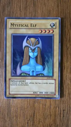 Mystical Elf - Super Rare - Unlimited - LOB-062 - Yu-Gi-Oh! - NM - Image 1