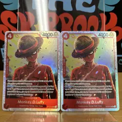 x2 Monkey D. Luffy OP12-015 SR Legacy of the Master - ONE PIECE TCG ENGLISH - Image 1