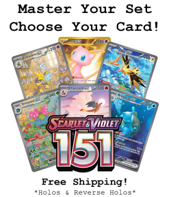 Pokemon Scarlet & Violet 151 - Holo/Reverse Holo Singles - Choose Your Cards! - Image 1