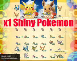 Pokemon Let's Go Pikachu/Eevee PICK ANY x1 SHINY✨ALL KANTO POKEDEX🔥✅ FAST DELIV - Image 1