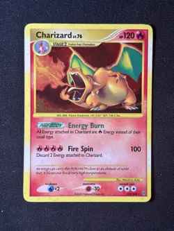 Pokemon TCG Charizard Stormfront Holo Card 103/100 Secret Rare - Image 1