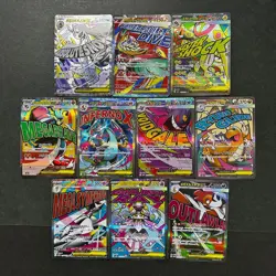 Presale Complete Set of 10 MA Cards Japanese Pokemon MEGA Dream ex Charizard - Image 1