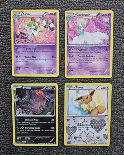 Pokemon TCG Radiant Collection Eevee Gardevoir Kirlia Yveltal Rc14 Rc10 Bulk Lot - Image 1