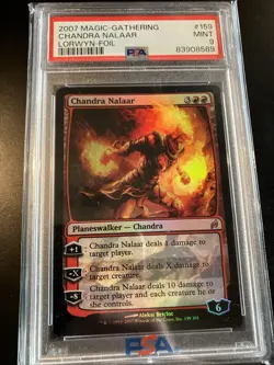 Chandra Nalaar Lorwyn 2007 Foil PSA 9 - Image 1