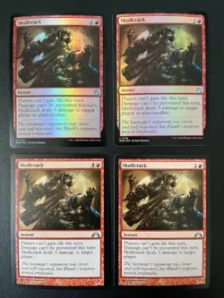 MTG- Skullcrack x4 (Two are FOIL) - Image 1