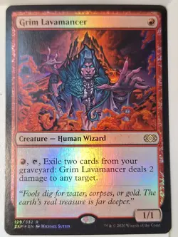 Grim Lavamancer - FOIL - Double Masters - Magic the Gathering MTG Nice! - Image 1