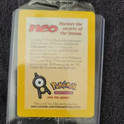 Sealed 2001 Entei #34 Reverse Holo Pokemon TCG Black Star Movie Promo - Image 1