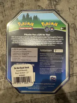 Pokemon TCG Pokemon Go SNORLAX Gift Tin Factory Sealed - 4 Booster Packs PoGo - Image 2