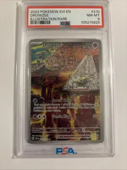 2023 POKEMON SCARLET & VIOLET 210/198 DROWZEE- PSA 8 - Image 2