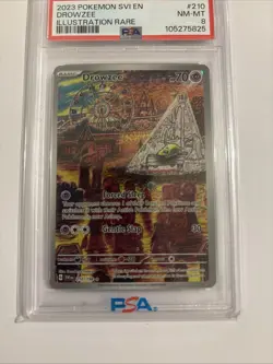 2023 POKEMON SCARLET & VIOLET 210/198 DROWZEE- PSA 8 - Image 3