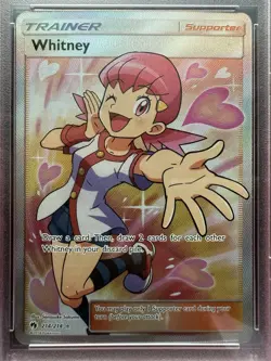 Pokemon Sun & Moon Whitney Lost Thunder Full Art 214/214 PSA 10 Gem Mint - Image 2