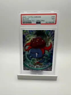 2000 Topps Chrome Pokemon Spectra HOLO #44 GLOOM PSA 7 - Image 1