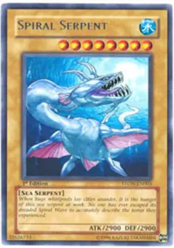 Spiral Serpent - STON-EN003 - Rare - Unlimited Edition - Lightly Played - Image 1
