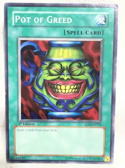 Pot of Greed SD4-EN018 Structure Deck: Fury from the Deep 1st Edition LP - Image 1