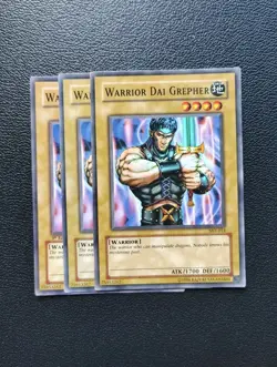 Yu-Gi-Oh - Warrior Dai Grepher 3X - Full Playset - Image 1
