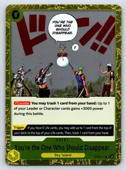 One Piece - OP06-115 - You're the One Who Should Disappear - Holo R - US Seller - Image 1