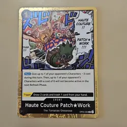 Haute Couture Patch Work OP05-091 R Awakening of the New Era One Piece TCG CCG - Image 1
