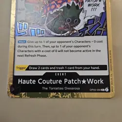 Haute Couture Patch Work OP05-091 R Awakening of the New Era One Piece TCG CCG - Image 4