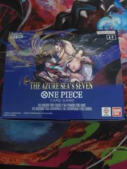 One Piece OP-14 The Azure Sea’s Seven English Booster Box IN HAND! Ready To Ship - Image 1