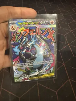 Mega Charizard x EX 023 Me: Mega Evolution Promo Holo Pokemon Card NM - Image 3